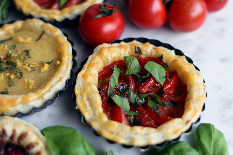 3 Easy tartes recipes which look look like more effort then they actually are, Tarte au tomate, tarte au citron, tarte au chocolat nutella