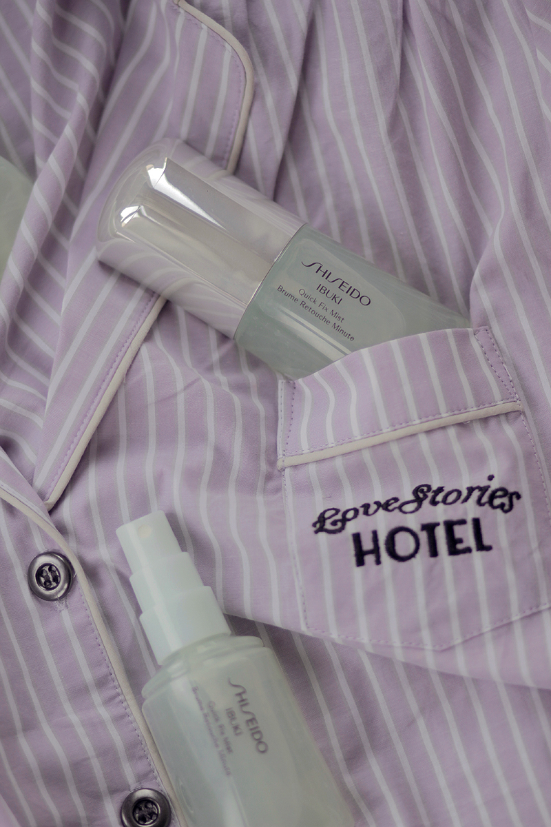 Beauty Pyjama Night with the Girls, Shiseido Beauty Sleeping Mask, Quick Fix Mist Spray