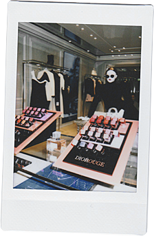 Having a look at the new Rouge Dior lipsticks in Düsseldorf
