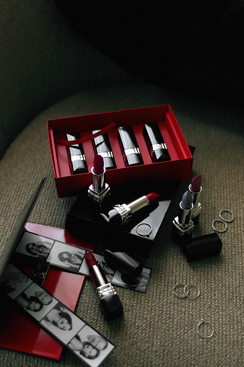 Having a look at the new Rouge Dior lipsticks in Düsseldorf