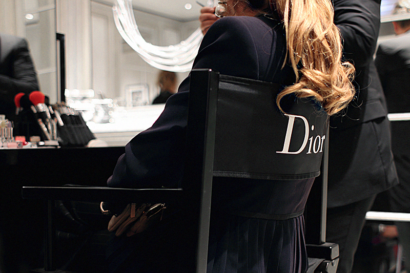 Having a look at the new Rouge Dior lipsticks in Düsseldorf