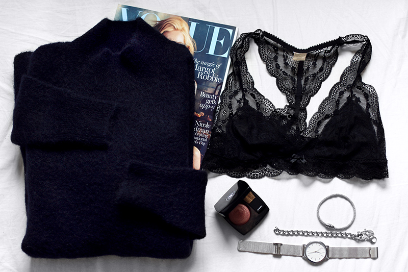 Heavy Knits and Delicate Underwear