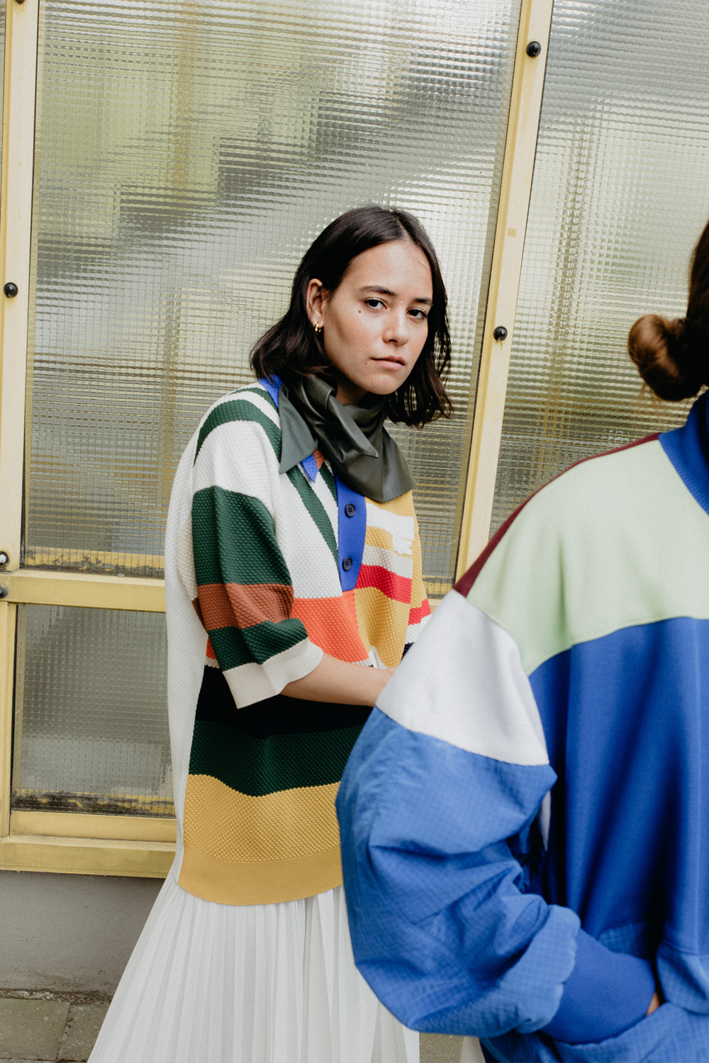Nisi and Desi wearing Lacoste Spring 2020 by Louise Trotter
