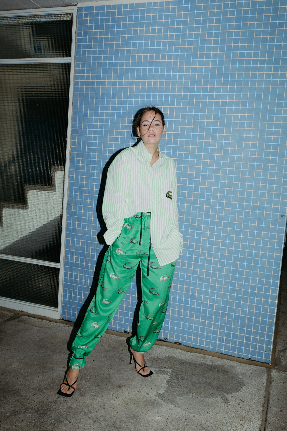 Nisi and Desi wearing Lacoste Spring 2020 by Louise Trotter