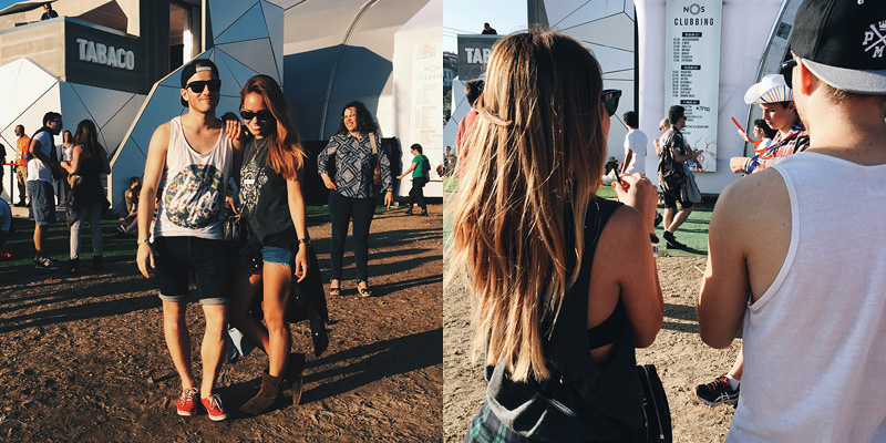 Desi and Stephan at Nos Alive 2015