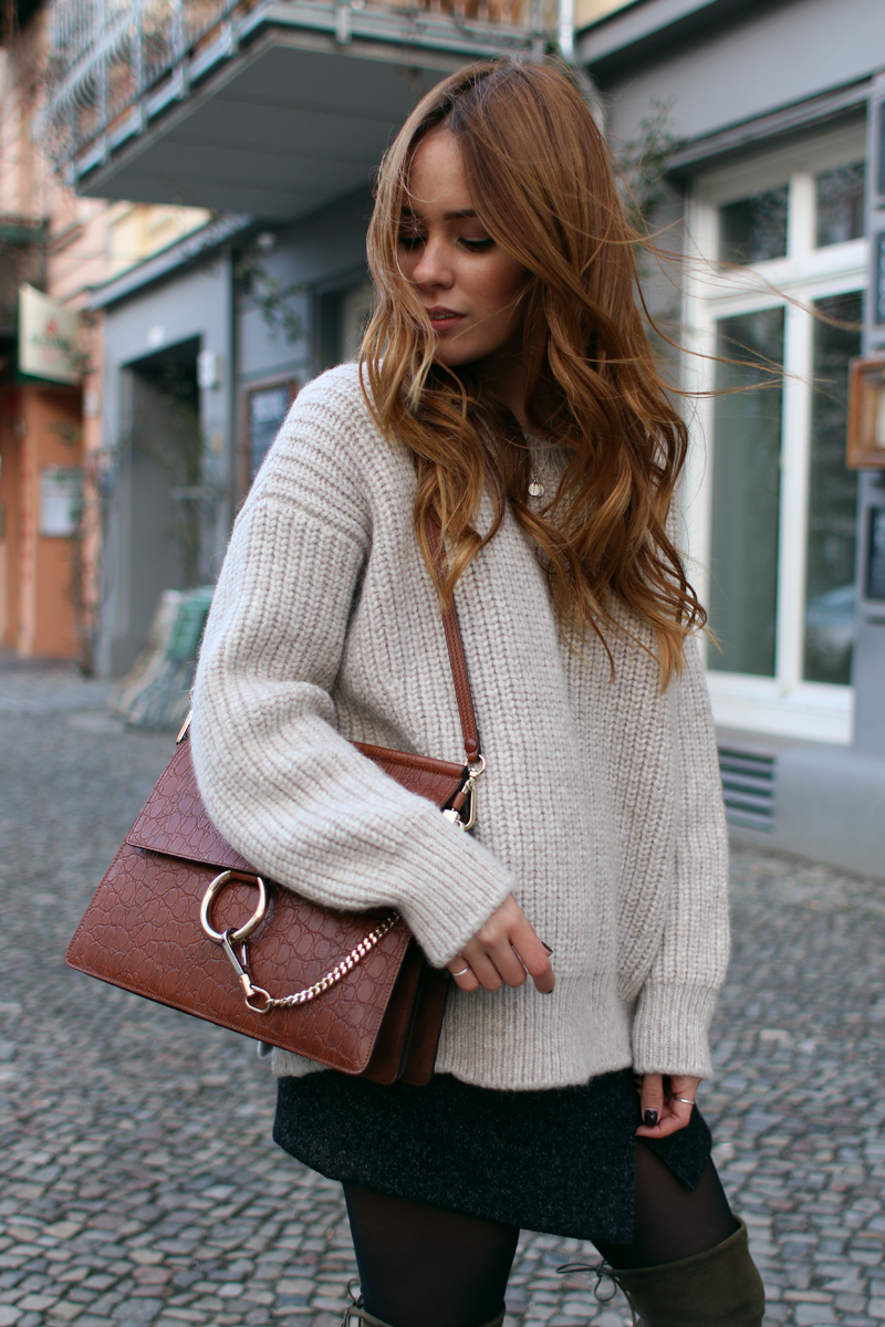 Chloé Faye Medium Kroko-Optik