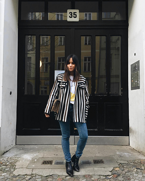 The coat edit: multi-colored or textured coats