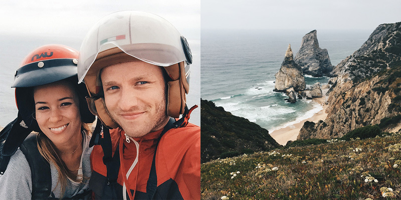 Scooter Trip to Praia da Ursa