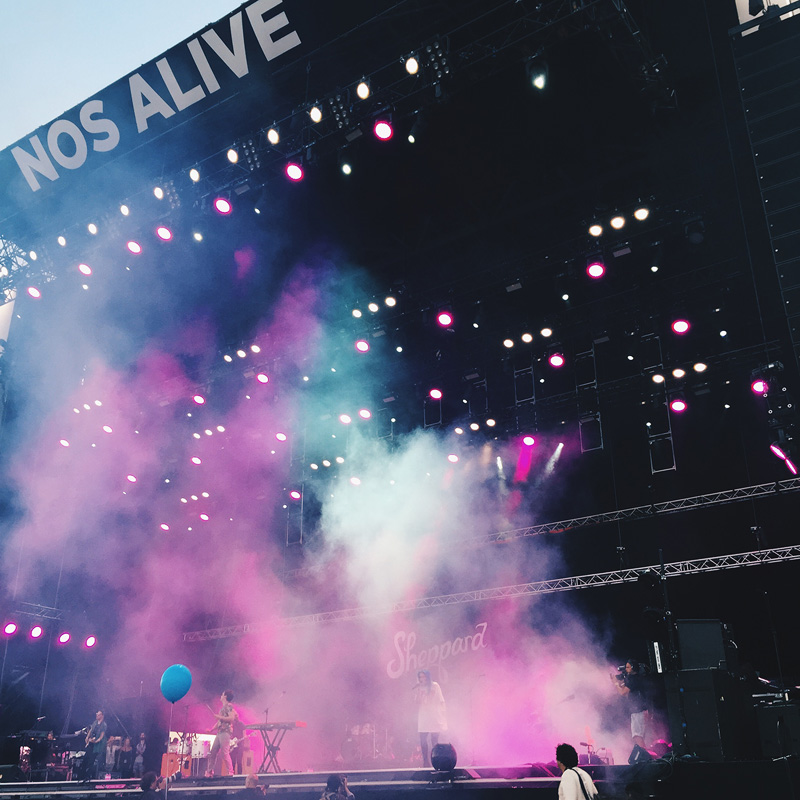 Sheppard Live at Nos Alive 2015