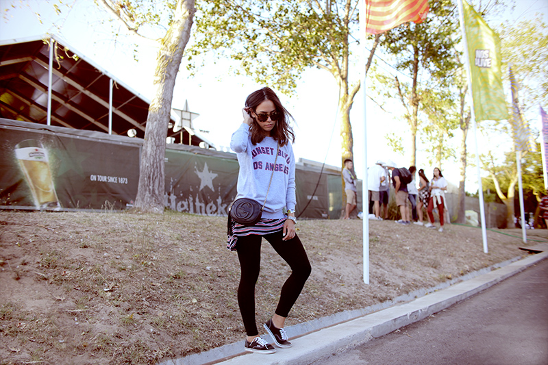 Nisi's Festival Outfit at the NOS Alive festival in Lisbon